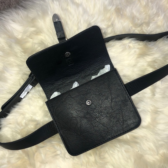 Brand new BLACK vegan leather clutch belt - Picture 3 of 4